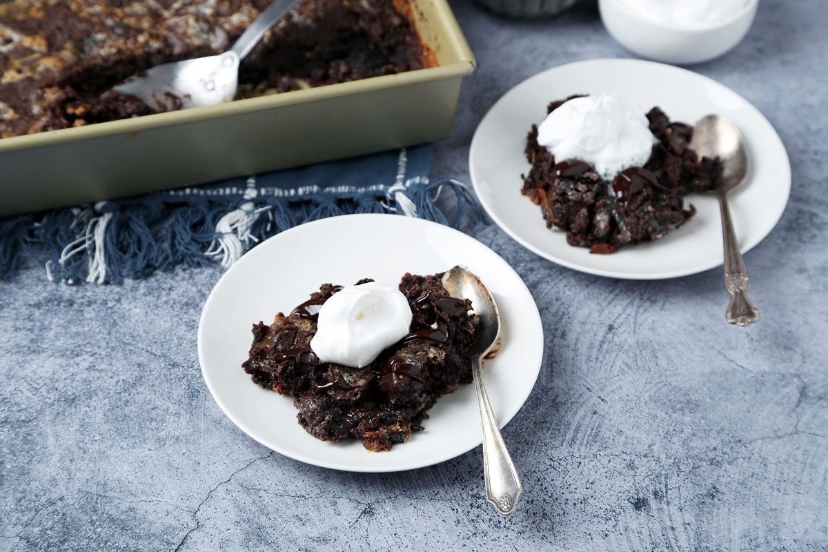 Taste of Home's Oreo Dump Cake is a super easy and delicous cake that only requires a handful of ingredients and comes together quickly.