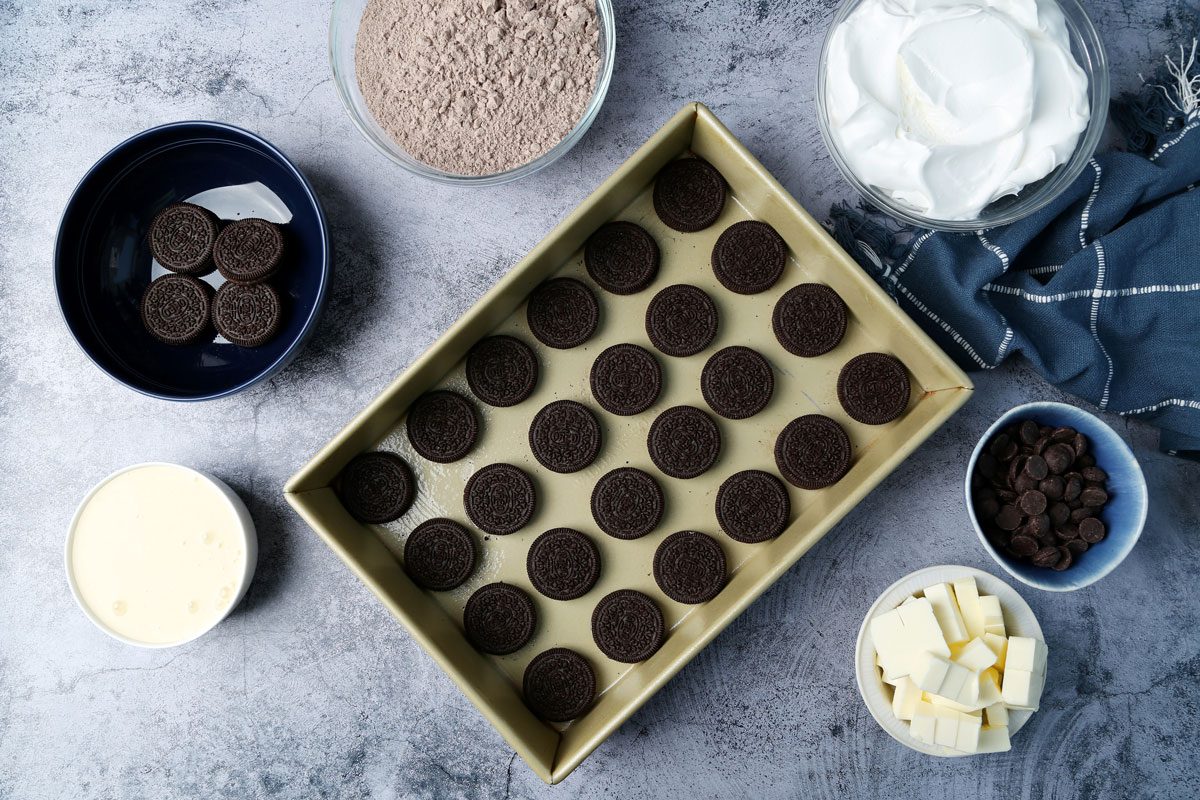 A how-to on how to make Taste of Home's easy and delicious Oreo Dump Cake.