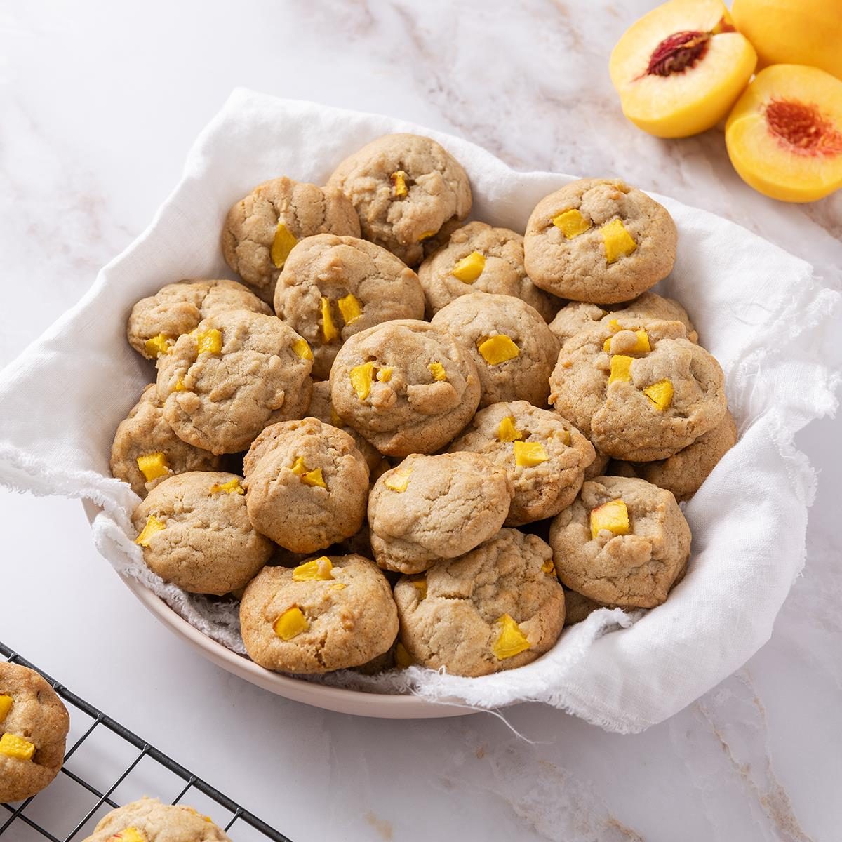 Peach Cobbler Cookies