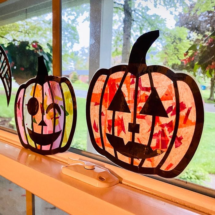 Pumpkin Sun Catcher Kit