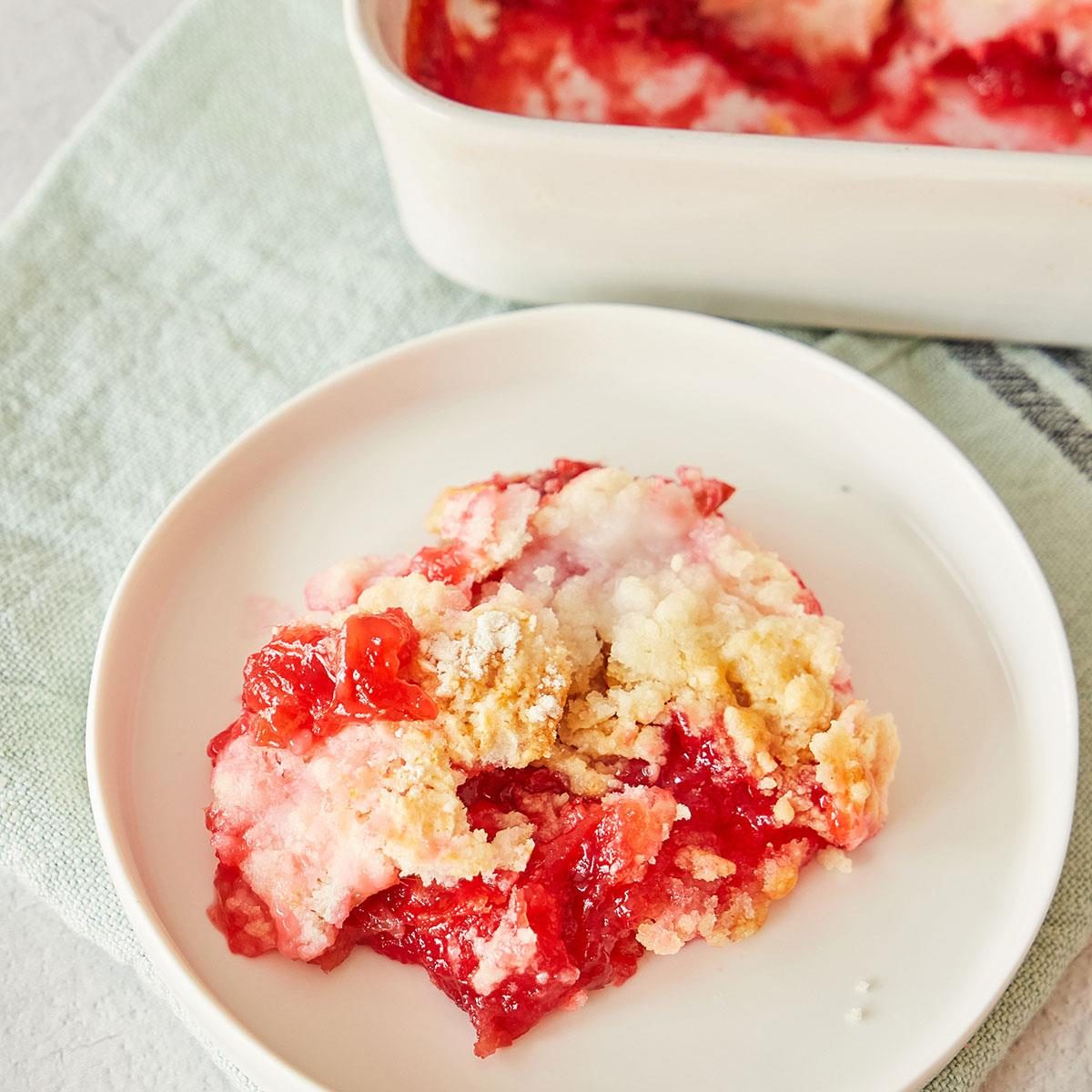 Rhubarb Dump Cake