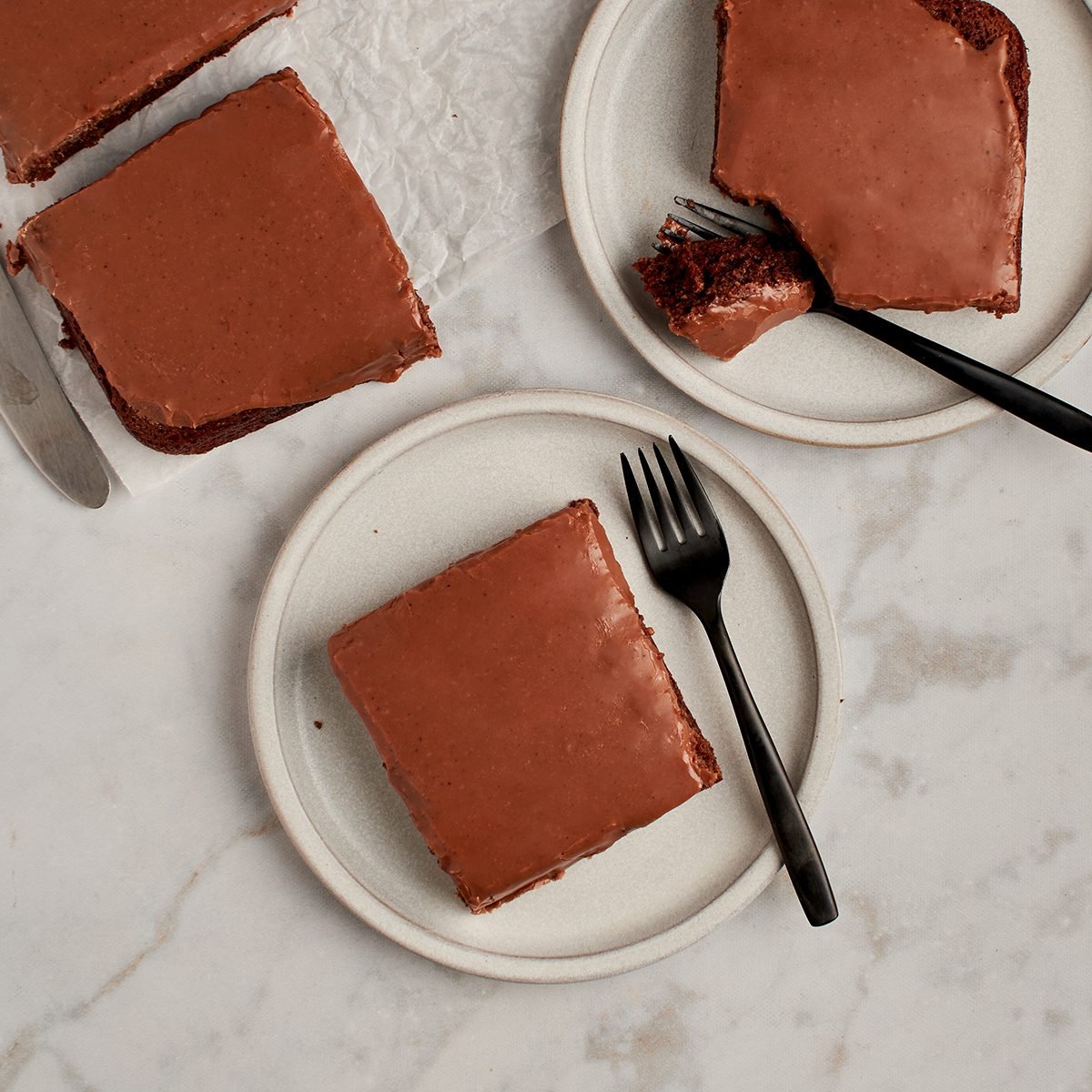 Wow party guests with this surprisingly simple Texas sheet cake by Taste of Home.