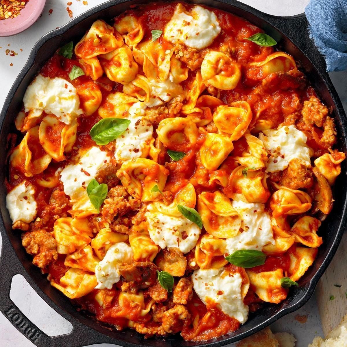 Tortellini With Sausage And Mascarpone