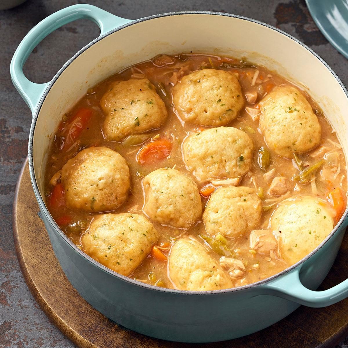 Turkey Stew with Dumplings