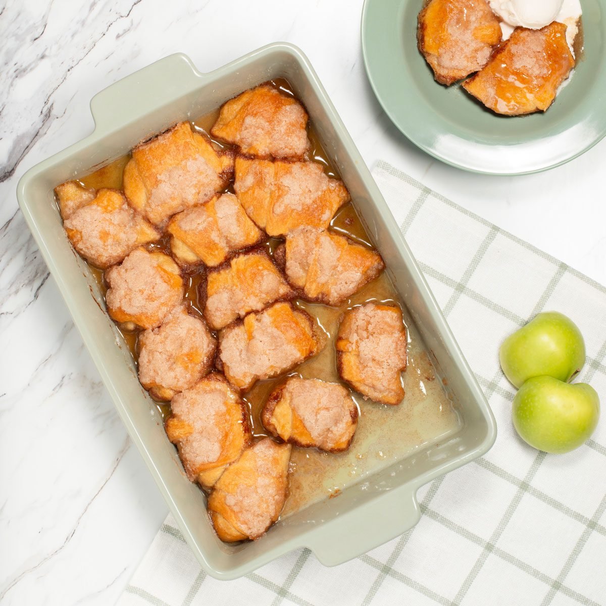 Apple Dumplings with Crescent Rolls