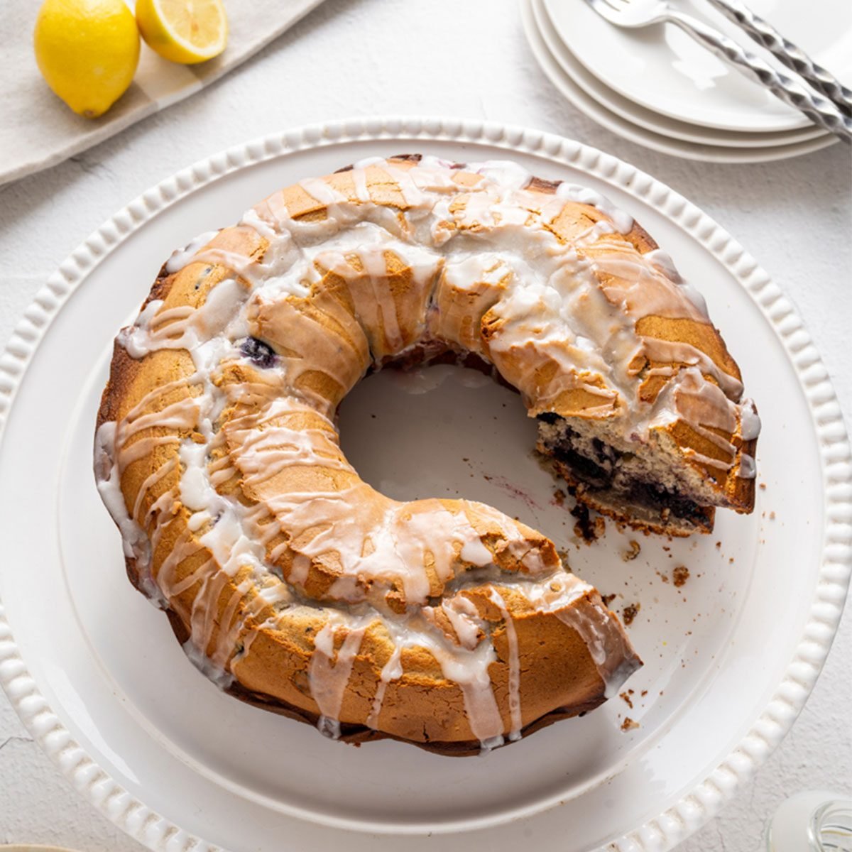 Lemon-Blueberry Pound Cake