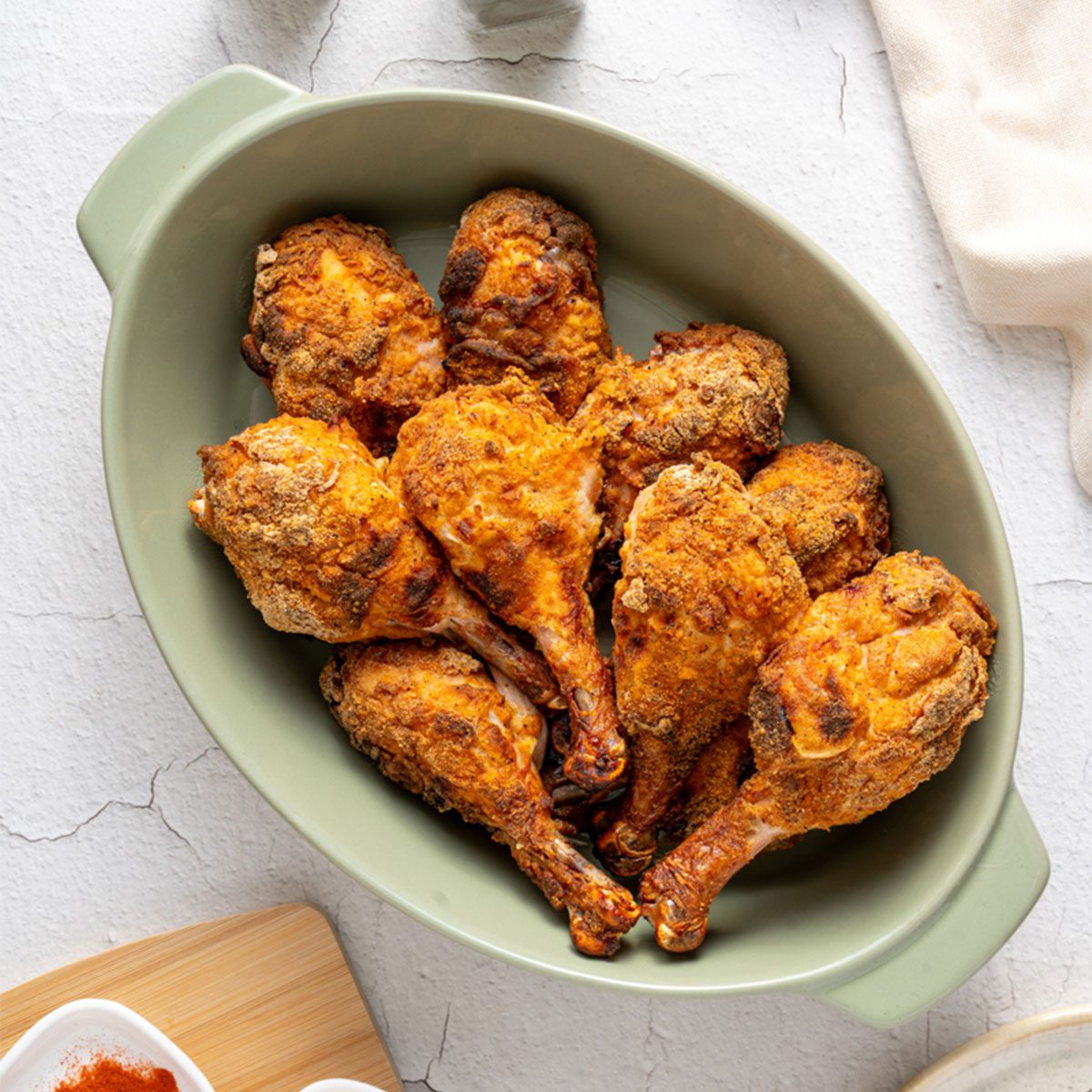 Oven-Fried Chicken Drumsticks