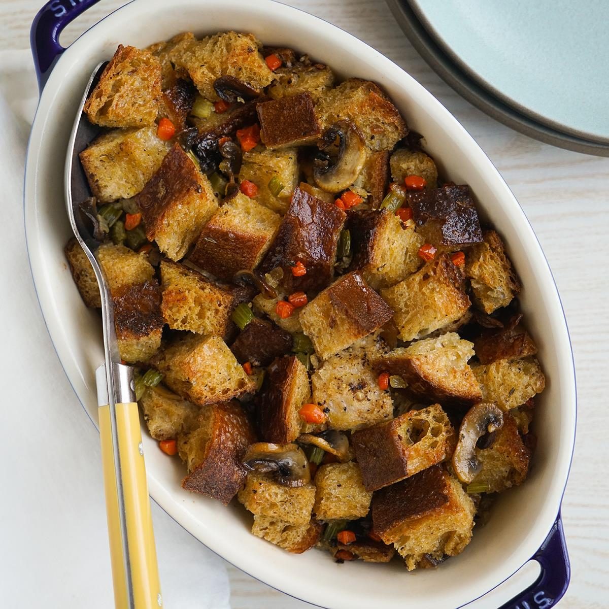 Amber’s Sourdough Stuffing