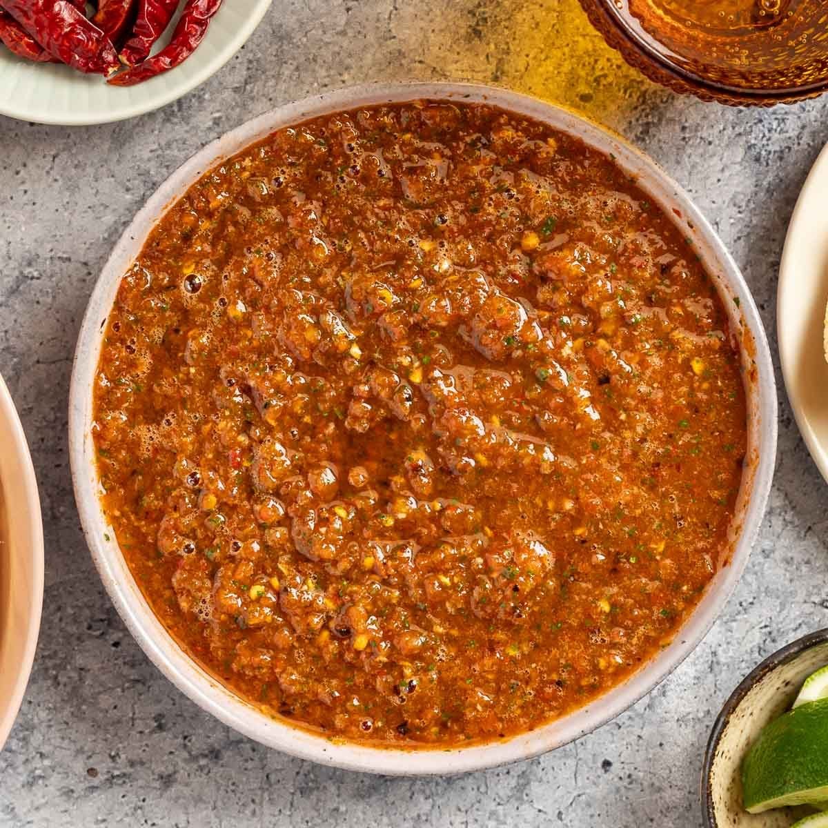 arbol chile salsa