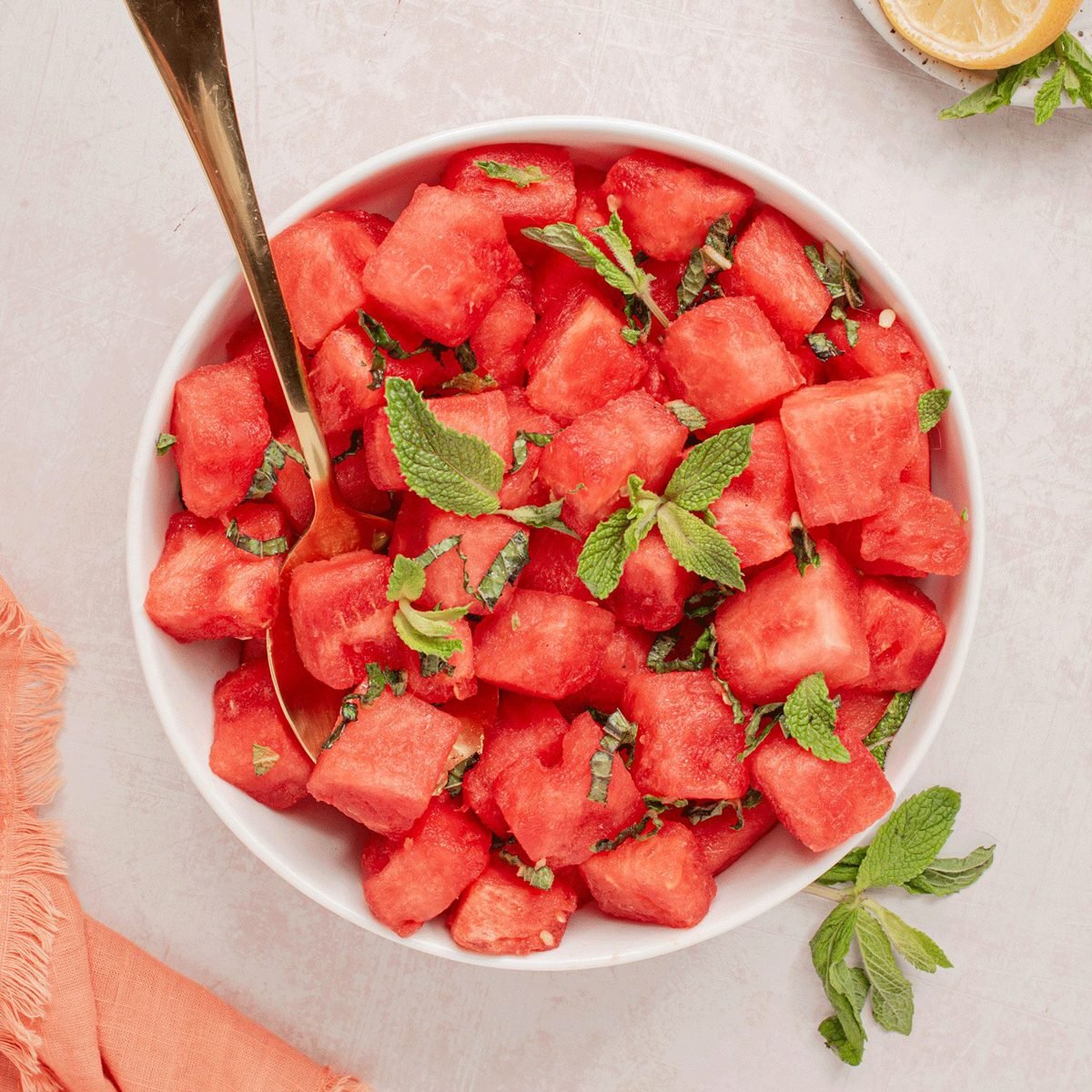 Watermelon Mint Salad