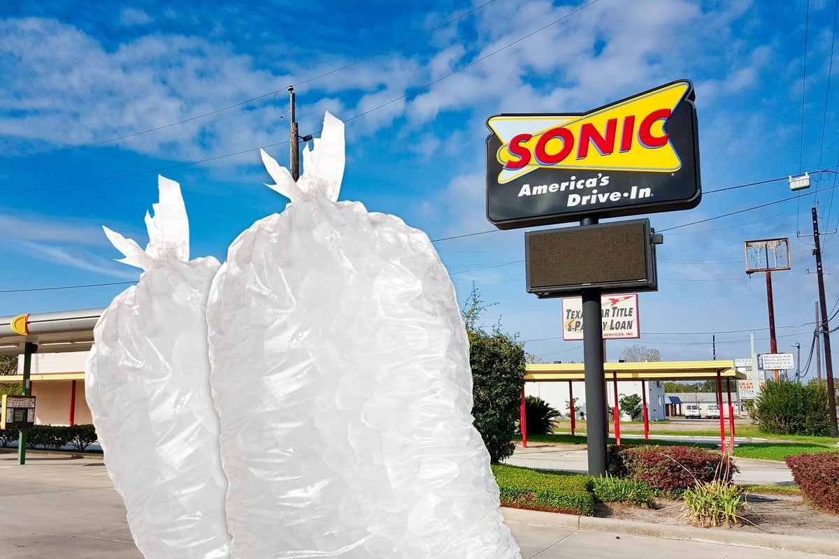 Here’s Why You Should Be Buying Your Ice at Sonic