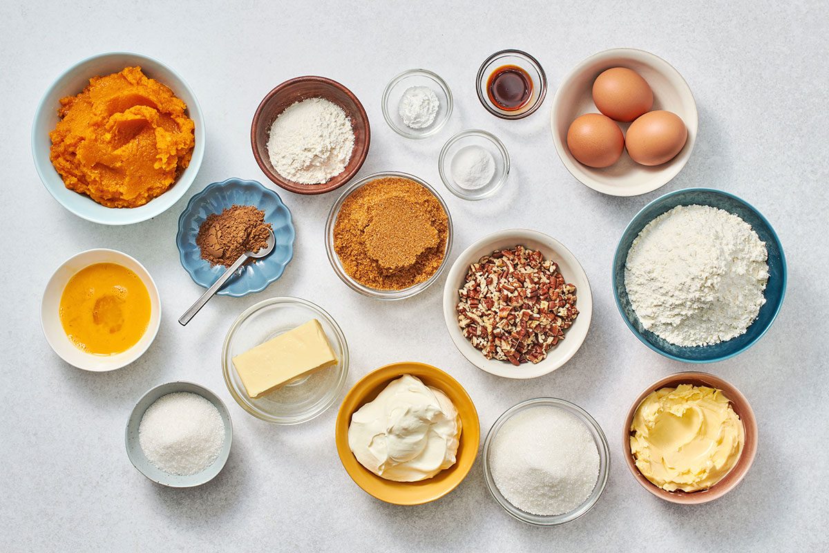 Ingredients for Pumpkin Coffee Cake