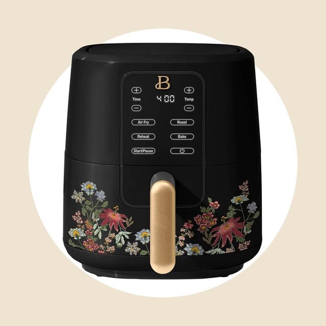 Beautiful 3 Qt Air Fryer With Turbocrisp Technology Wildflower By Drew Barrymore Black