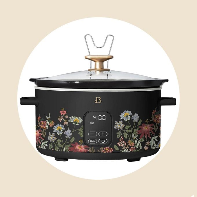 Beautiful 6 Qt Programmable Slow Cooker Wildflower By Drew Barrymore Black