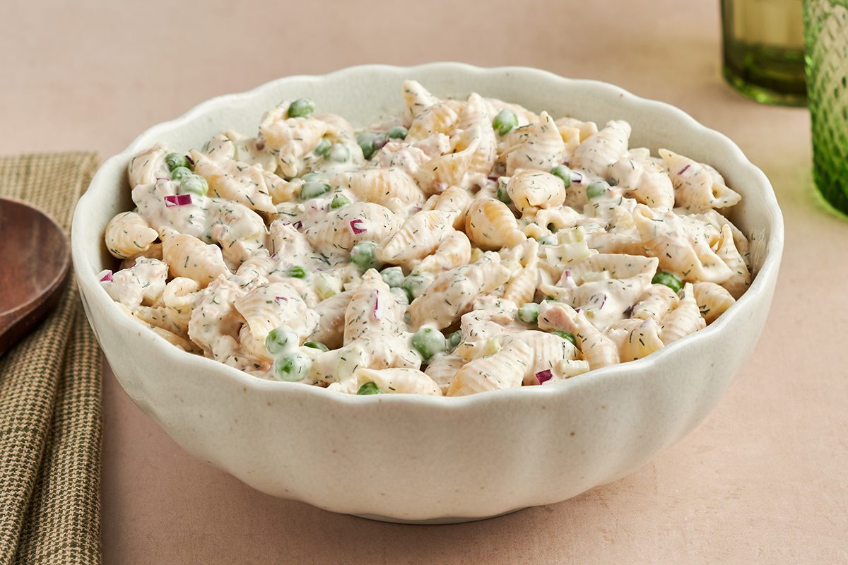 This tuna pasta salad by Taste of Home is one of the easiest recipes you can make.