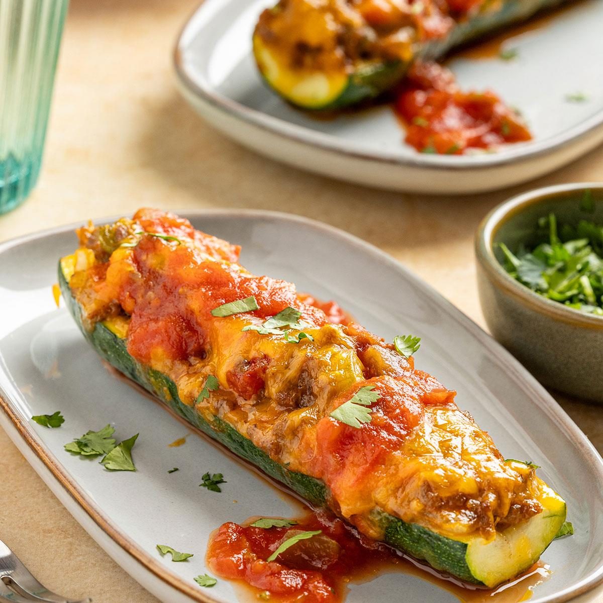 Zucchini Taco Boats