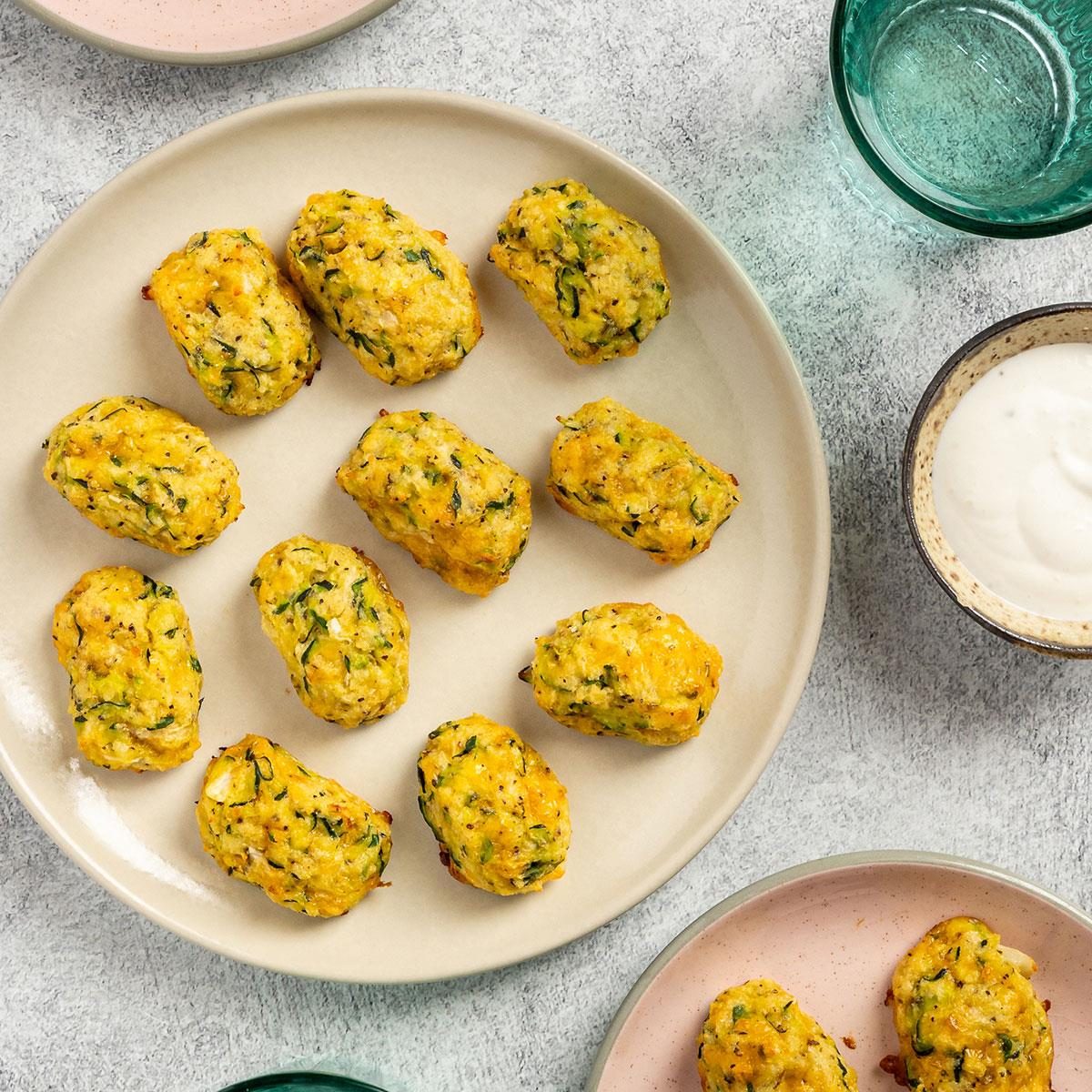 Easy Baked Zucchini Tots