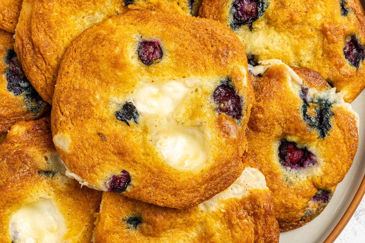 Taste of Home Blueberry Cheesecake Cookies photo of the finished recipe.