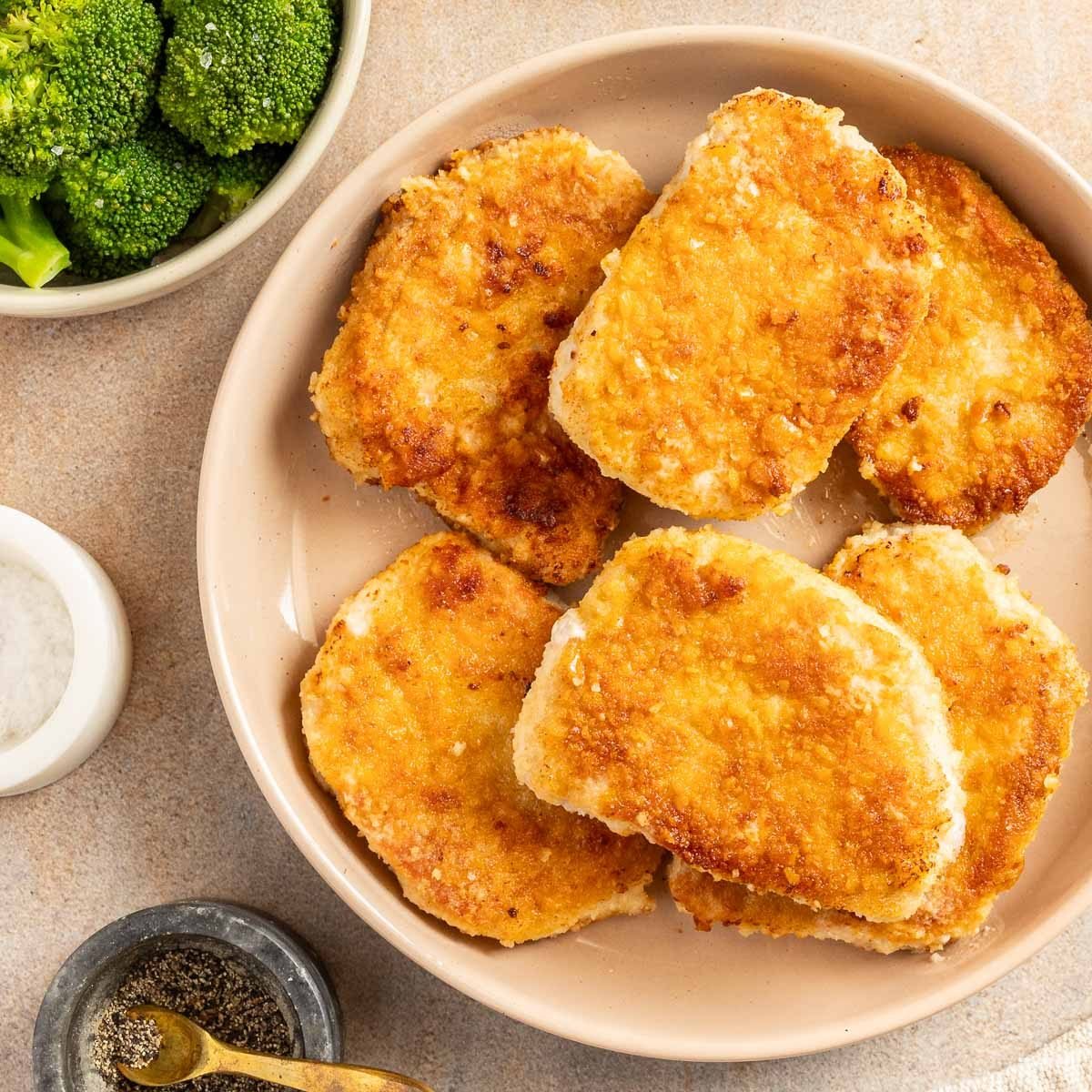 Grilled breaded pork chops hotsell