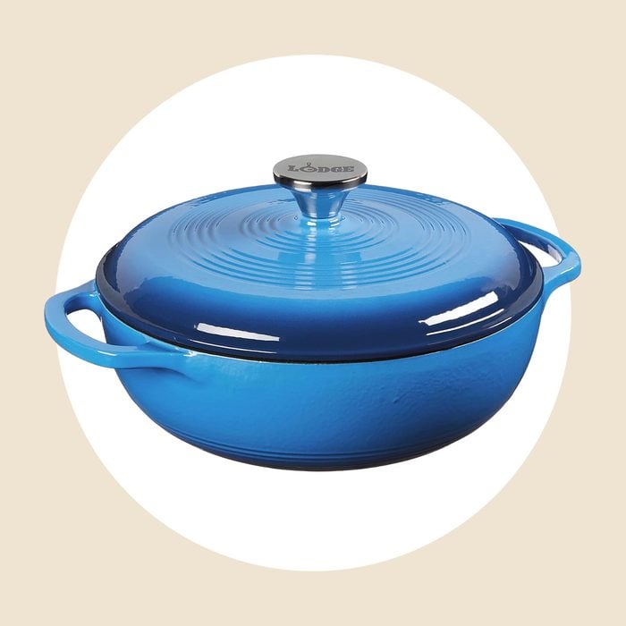 Lodge 3 Quart Enameled Cast Iron Dutch Oven