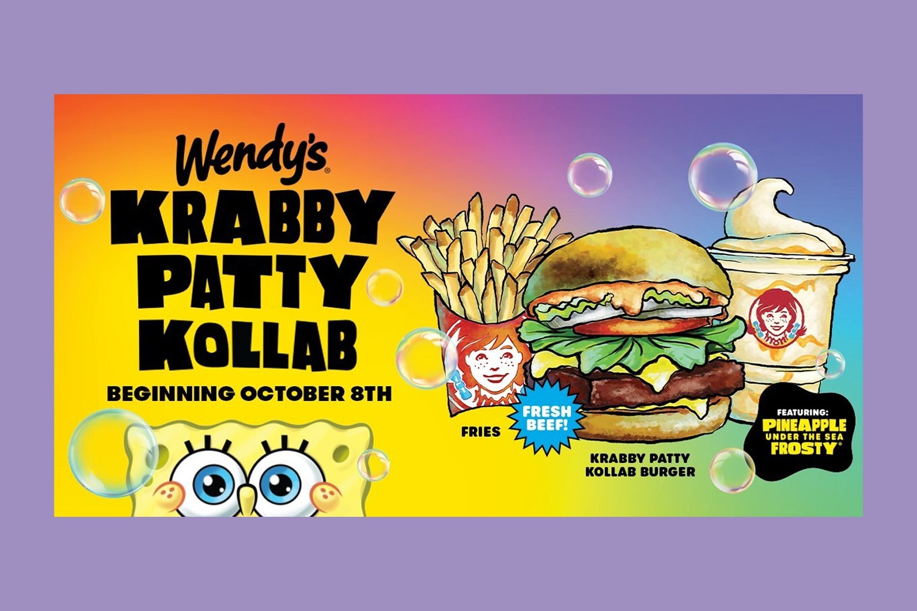 Watch Out, Krusty Krab: The Krabby Patty Is Coming to Wendy’s